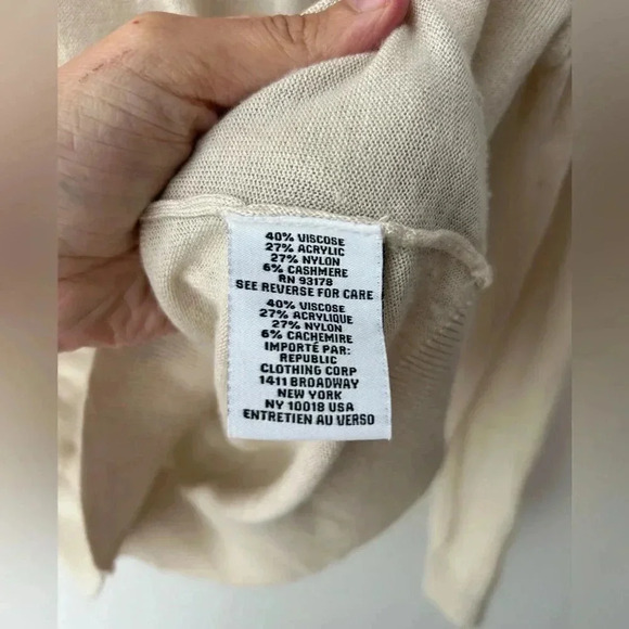 Magaschoni neutral color crewneck sweater - Picture 6 of 7